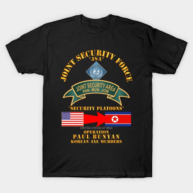 Operation Paul Bunyan - Joint Security Force - Korea T-Shirt by twix123844